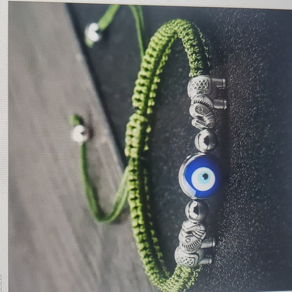 Brand new green devil eye
